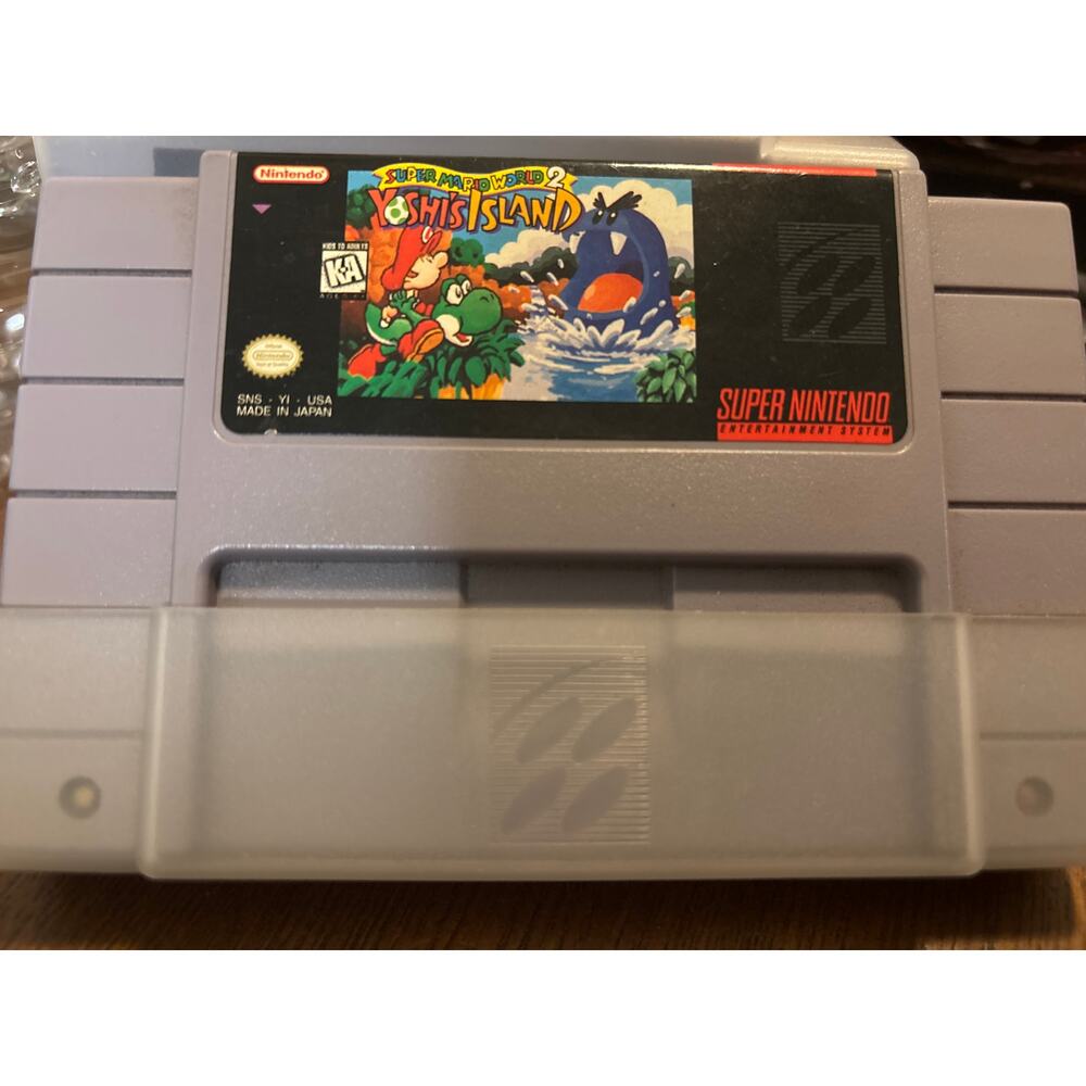 Super Mario World 2 Yoshi’s Island SNES Super Nintendo Authentic